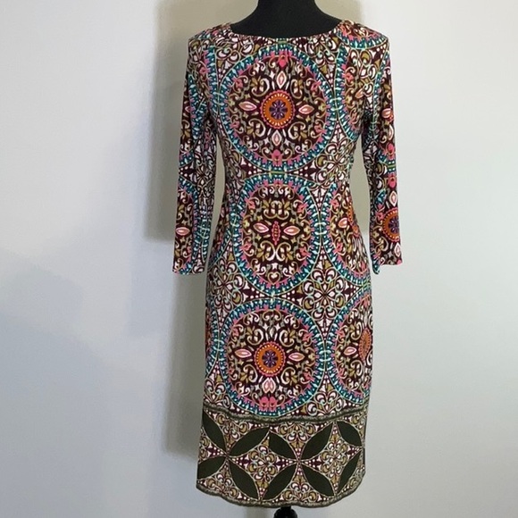 Muse Colorful Boho Print Dress - Picture 5 of 8